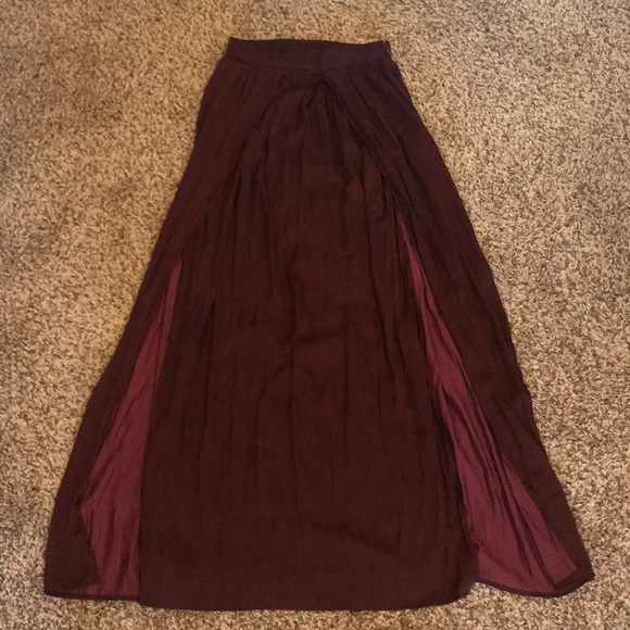 Silklike maxi skirt - Picture 1 of 4